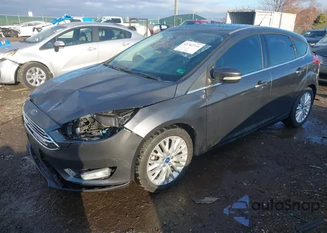 2018 Ford Focus Titanium из США, поврежденный, VIN 1FADP3N23JL202264